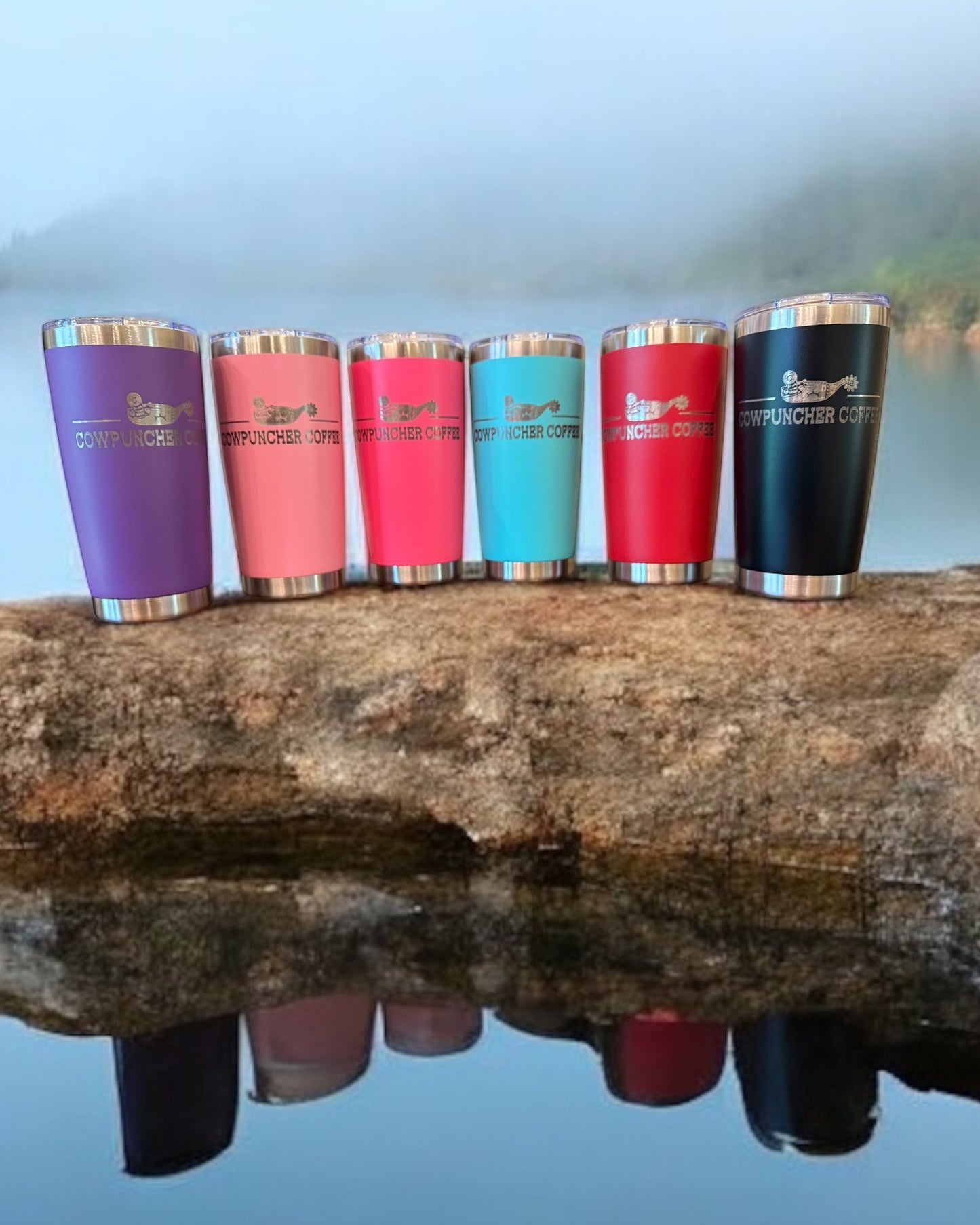 Black - 20oz Stainless Steel Tumbler