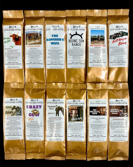 Round Up Coffee Sampler with 12 Sample Packs