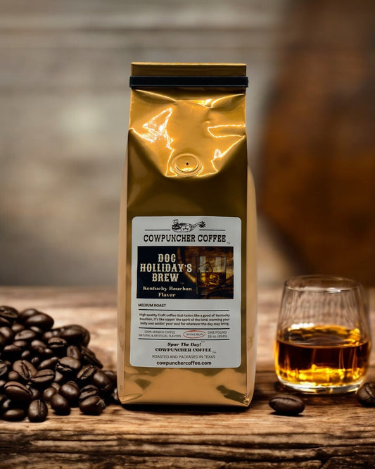 DOC HOLLIDAY'S BREW Kentucky Bourbon Medium Roast, Whole Bean
