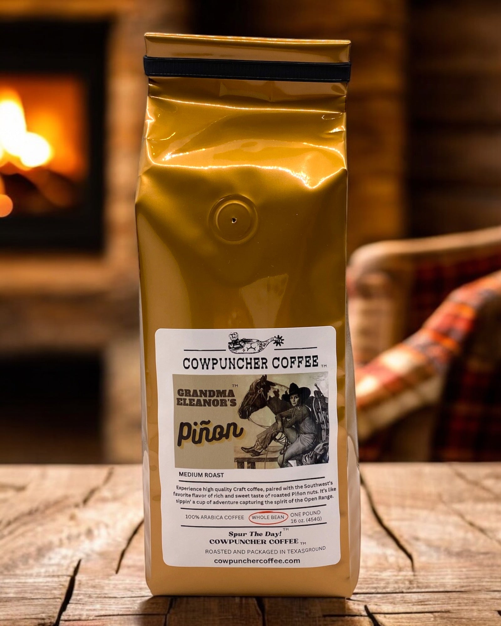 GRANDMA ELEANOR'S Piñon Medium Roast, Whole Bean