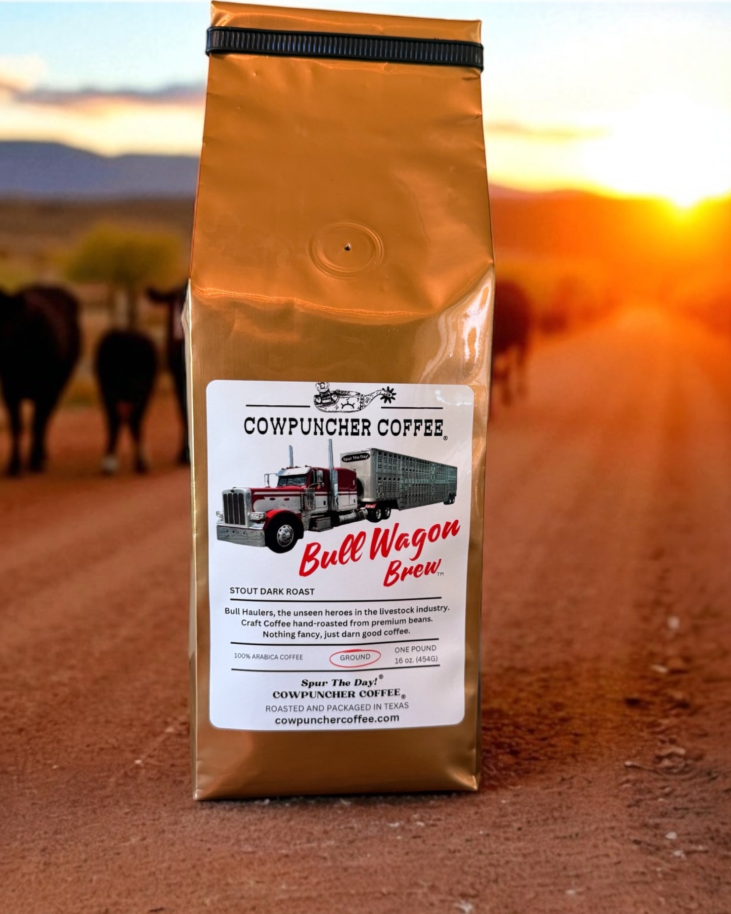 Bull Wagon Brew™ Stout Dark Roast, Ground