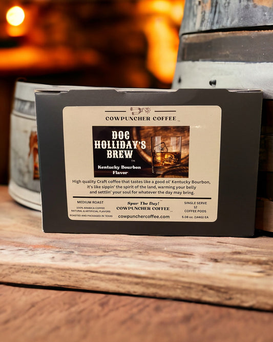 12 Count K-Kups DOC HOLLIDAY'S BREW Kentucky Bourbon Medium Roast